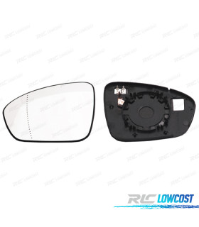 GLACE RÉTROVISEUR + BASE DROITE RENAULT CLIO 19-23 CONVEXE