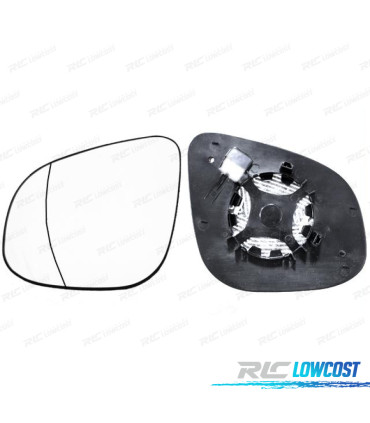 GLACE RÉTROVISEUR + BASE GAUCHE RENAULT KANGOO 13- THERMIQUE