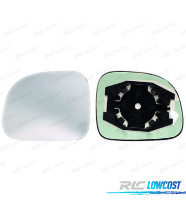 GLACE RÉTROVISEUR + BASE GAUCHE FIAT PANDA 09- CONVEXE