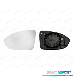 GLACE RÉTROVISEUR + BASE GAUCHE VOLKSWAGEN VW GOLF MK8 VARIANT 20- ASPHÉRIQUE