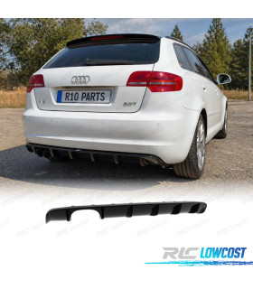 DIFFUSEUR AUDI A3 8P 08-13 LOOK RS3 NOIR BRILLANT