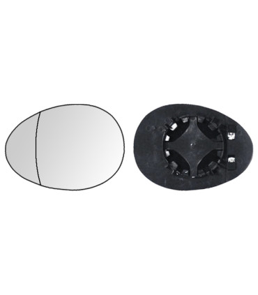 GLACE RÉTROVISEUR + BASE GAUCHE MINI R55 R56 R57 06-13 THERMIQUE