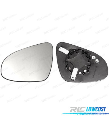 GLACE RÉTROVISEUR + BASE DROITE TOYOTA AURIS 12-19