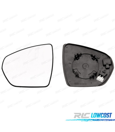 GLACE RÉTROVISEUR + BASE DROITE PEUGEOT 3008 16-