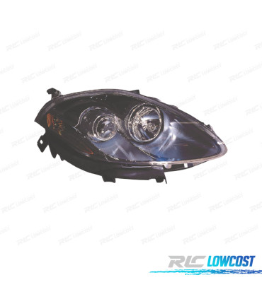 PHARE DROIT FIAT BRAVO 06-14 NOIR