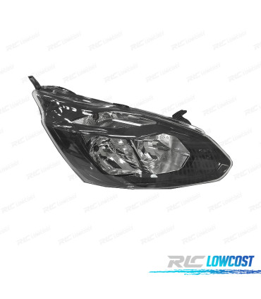 PHARE DROIT FORD TRANSIT CUSTOM 13-19 NOIR