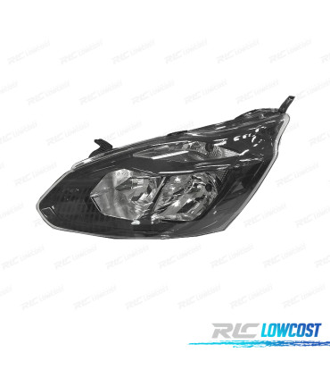 PHARE GAUCHE FORD TRANSIT CUSTOM 13-19 NOIR