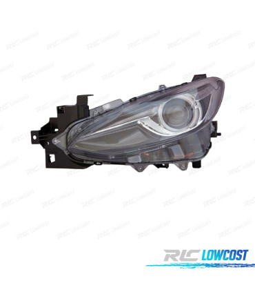 PHARE GAUCHE MAZDA 3 13-16 NOIR