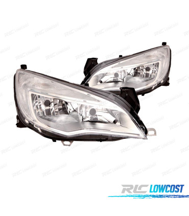 PHARES OPEL ASTRA J 09-15 CHROME