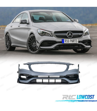 PARE CHOCS AVANT MERCEDES CLASSE CLA W117 17-19 LOOK CLA45 AMG