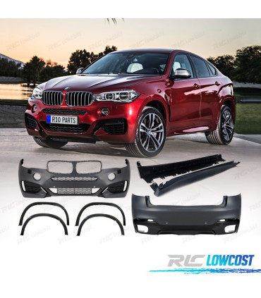 KIT CARROSSERIE BMW X6 F16 14-19 LOOK M PDC SRA