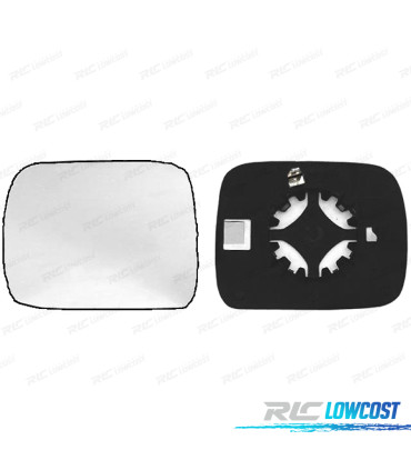 GLACE RÉTROVISEUR + BASE DROITE NISSAN TERRANO II 93- 02- 2 BROCHES