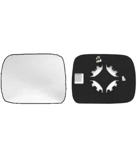 GLACE RÉTROVISEUR + BASE GAUCHE NISSAN TERRANO II 93-02 2 BROCHES