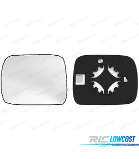 GLACE RÉTROVISEUR + BASE DROITE NISSAN TERRANO II 93-02 - CONVEXE