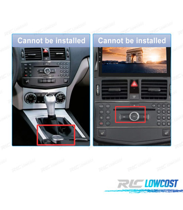 RADIO GPS ANDROID 13 MERCEDES CLASSE C W204 / S204 07-10