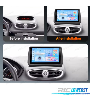 RADIO GPS ANDROID 13 RENAULT CLIO 3 05-14