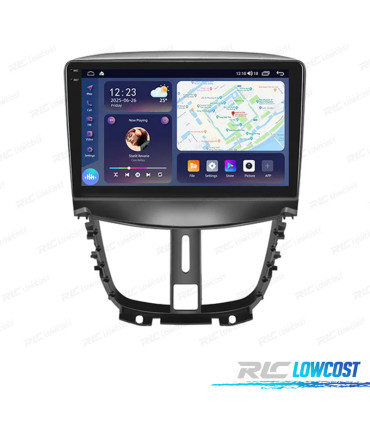 RADIO GPS ANDROID PEUGEOT 207 06-15