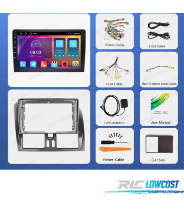 RADIO GPS ANDROID 13 VOLVO XC60 09-17