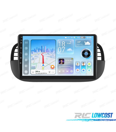 RADIO GPS ANDROID FIAT 500 07-15
