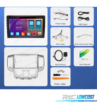 RADIO GPS ANDROID 13 NISSAN NV200 14-