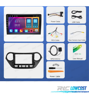 RADIO GPS ANDROID 13 HYUNDAI I10 14-19
