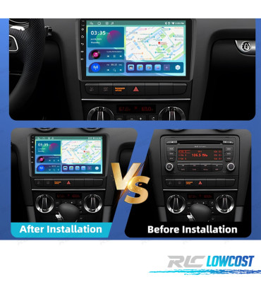 RADIO GPS ANDROID 13 AUDI A3 03-13