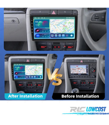 RADIO GPS ANDROID 13 AUDI A4 01-08