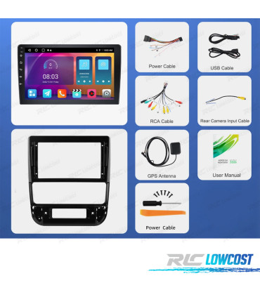 RADIO GPS ANDROID 13 PEUGEOT 406 95-04