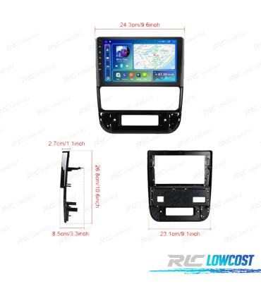 RADIO GPS ANDROID 13 PEUGEOT 406 95-04