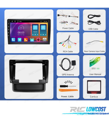 RADIO GPS ANDROID 13 RENAULT TRAFIC / OPEL VIVARO / NISSAN PRIMASTAR  (2010-2014)