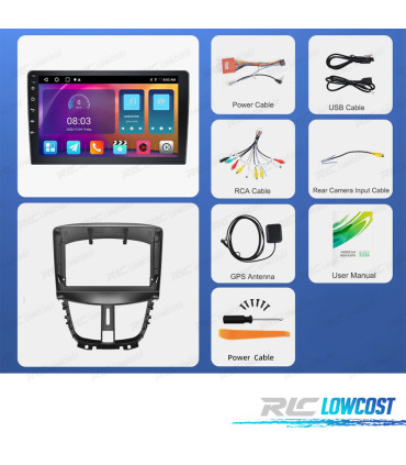 RADIO GPS ANDROID 13 MAZDA 2 07-15