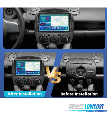 RADIO GPS ANDROID 13 MAZDA 2 07-15