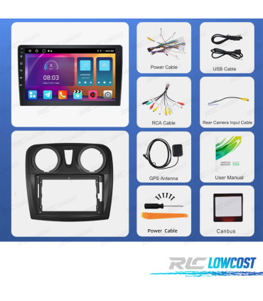 RADIO GPS ANDROID 13 DACIA SANDERO 12-16