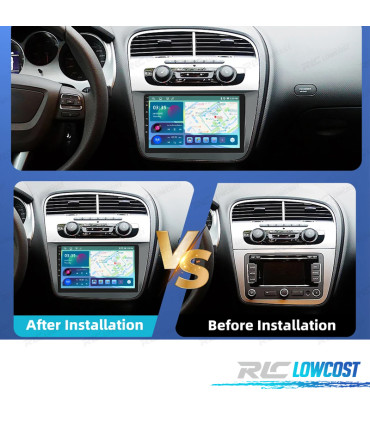 RADIO GPS ANDROID 13 SEAT ALTEA 04-15