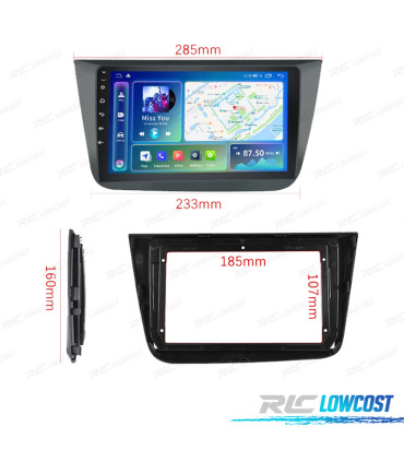 RADIO GPS ANDROID 13 SEAT ALTEA 04-15