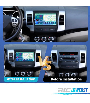 RADIO GPS ANDROID 13 PEUGEOT 4007 07-12