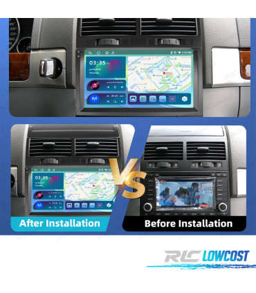 RADIO GPS ANDROID 13 VOLKSWAGEN TOUAREG 02-10