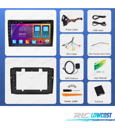 RADIO GPS ANDROID 13 SKODA FABIA 07-14