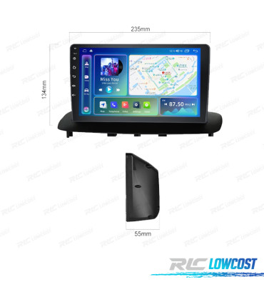 RADIO GPS ANDROID 13 RENAULT MEGANE 08-14