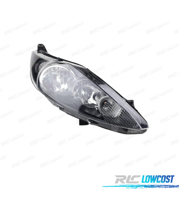 PHARE DROIT FORD FIESTA 08-12 FOND NOIR