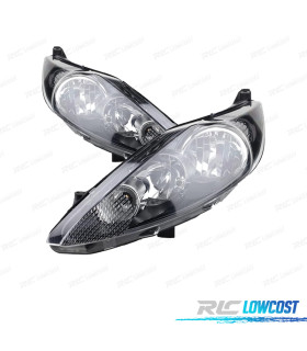PHARES FORD FIESTA 08-12 FOND NOIR