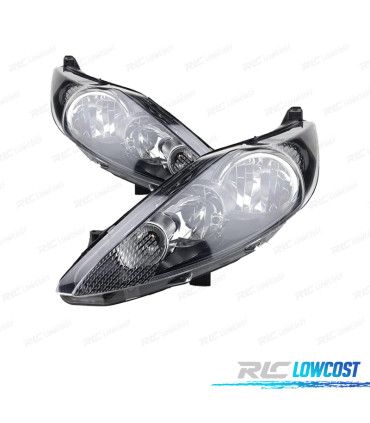 PHARES FORD FIESTA 08-12 FOND NOIR