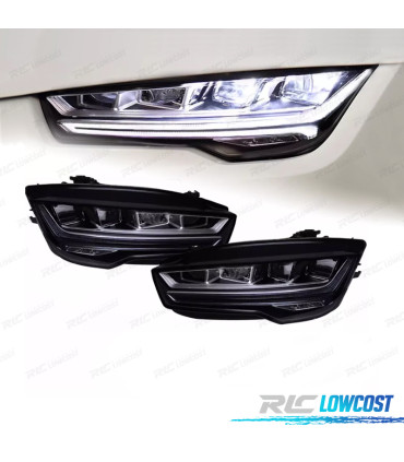 PHARES AUDI A7 FACELIFT 16-18 CLIGNOTANTS LED DYNAMIQUES OEM LED