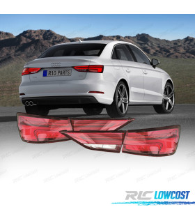 FEUX ARRIÈRE AUDI A3 8V 13-16 LOOK RESTYLING LED