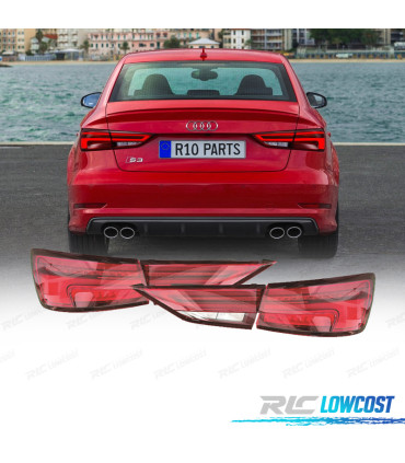 FEUX ARRIÈRE AUDI A3 8V 13-16 LOOK RESTYLING