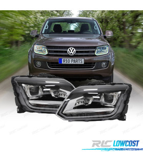 PHARES LED VOLKSWAGEN AMAROK 10-16 LOOK RESTYLING