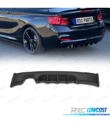 DIFFUSEUR BMW F22 F23 LOOK M PERFORMANCE NOIR MATE OO---