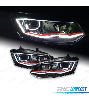 PHARES VOLKSWAGEN POLO 6R 6C 09-17 LOOK GTI 18