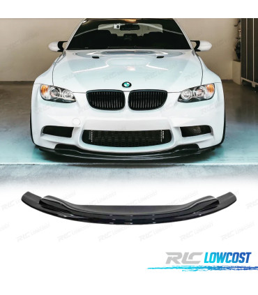 SPOILER LAME AVANT BMW E92 E93 M3 06-14 LOOK M3 GTS NOIR BRILLANT