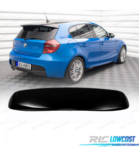 SPOILER AILERON BMW E87 LOOK AERO NOIR BRILLANT